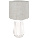 Blanco y beige