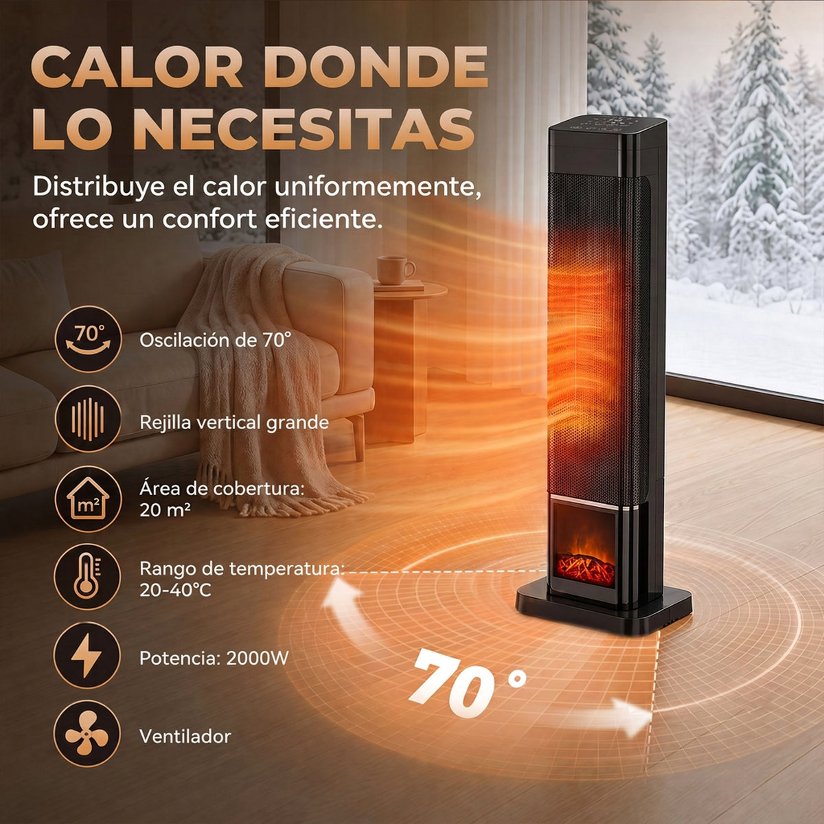 Cuatro modos y modo ECO
