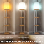 Temperatura de color ajustable: 3000 K, 4500 K y 6500 K