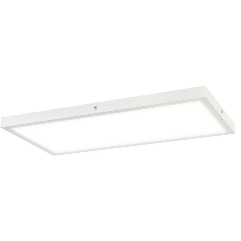 Plafón LED de 60 cm, vista de perfil