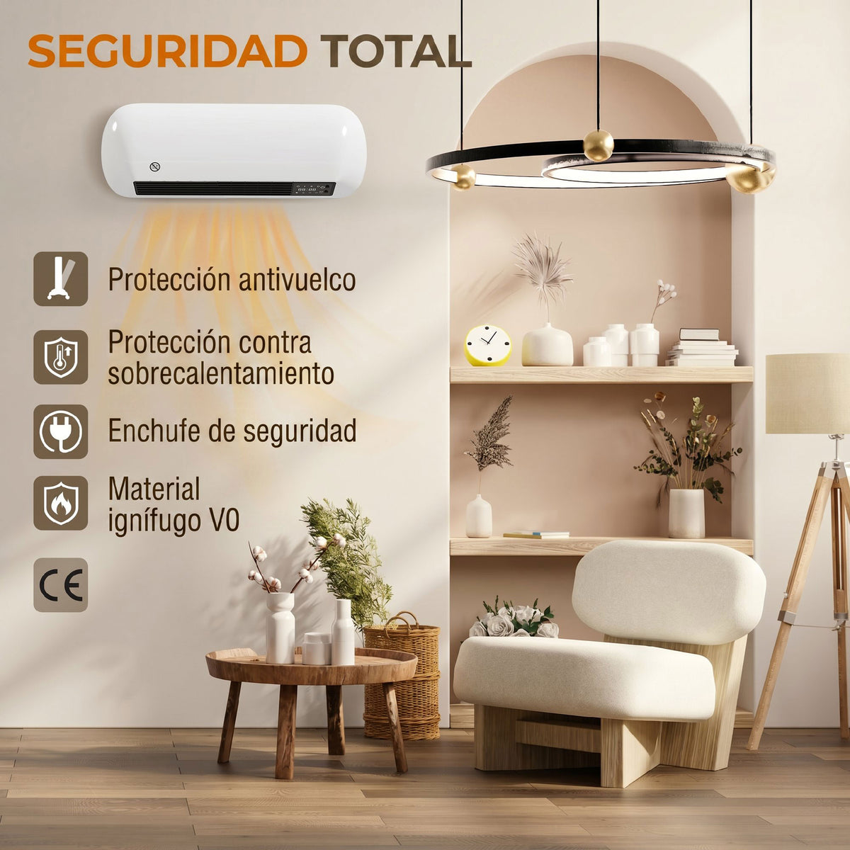 Protección IP23 y apagado por sobrecalentamiento