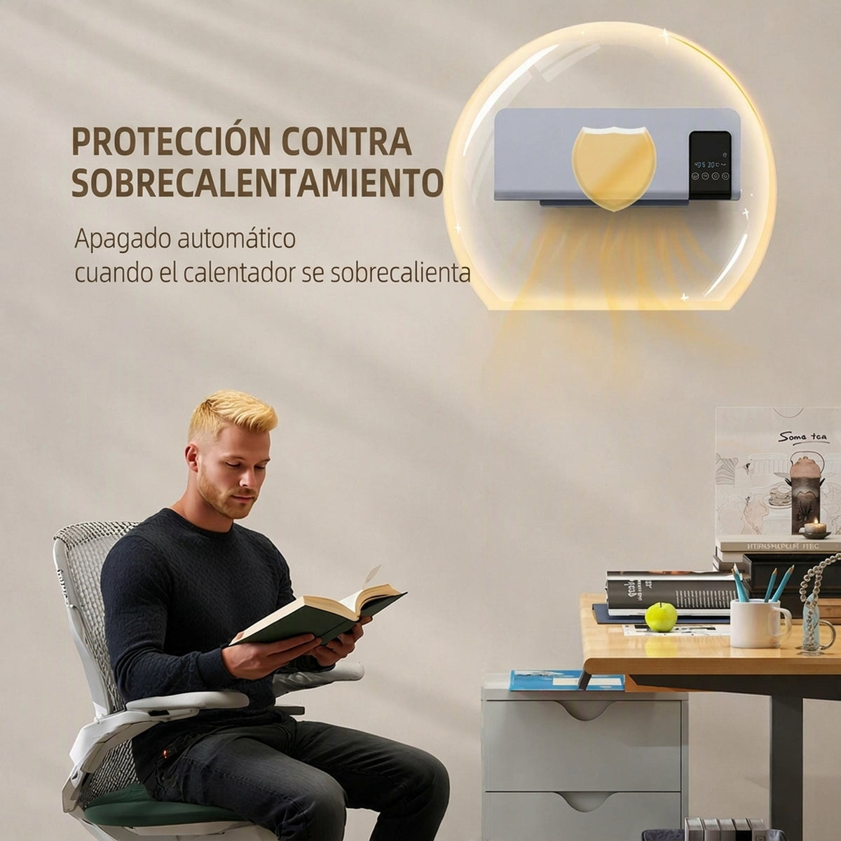 Oscilación para repartir el aire de forma uniforme