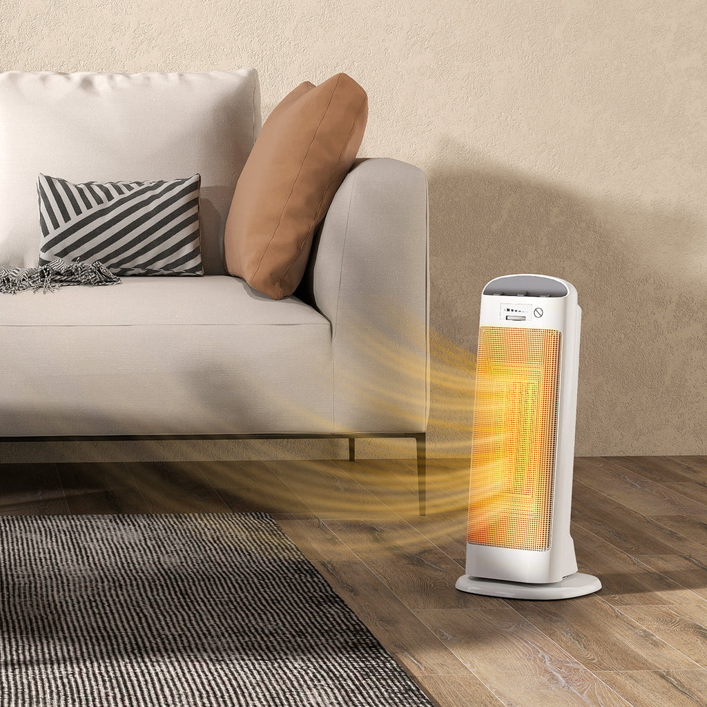 Calefactor eléctrico en una oficina