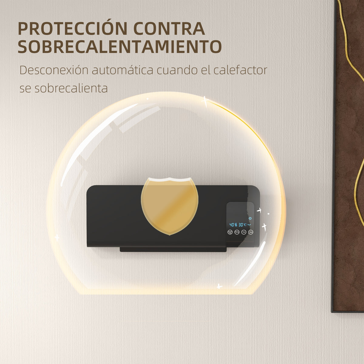 Oscilación para repartir el aire de forma uniforme