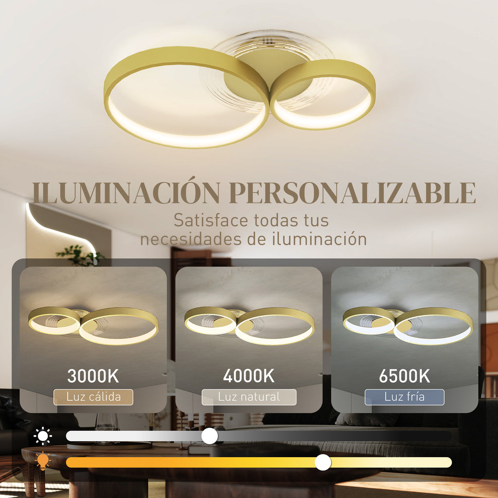 Iluminación personalizable: 3000 K, 4000 K y 6500 K