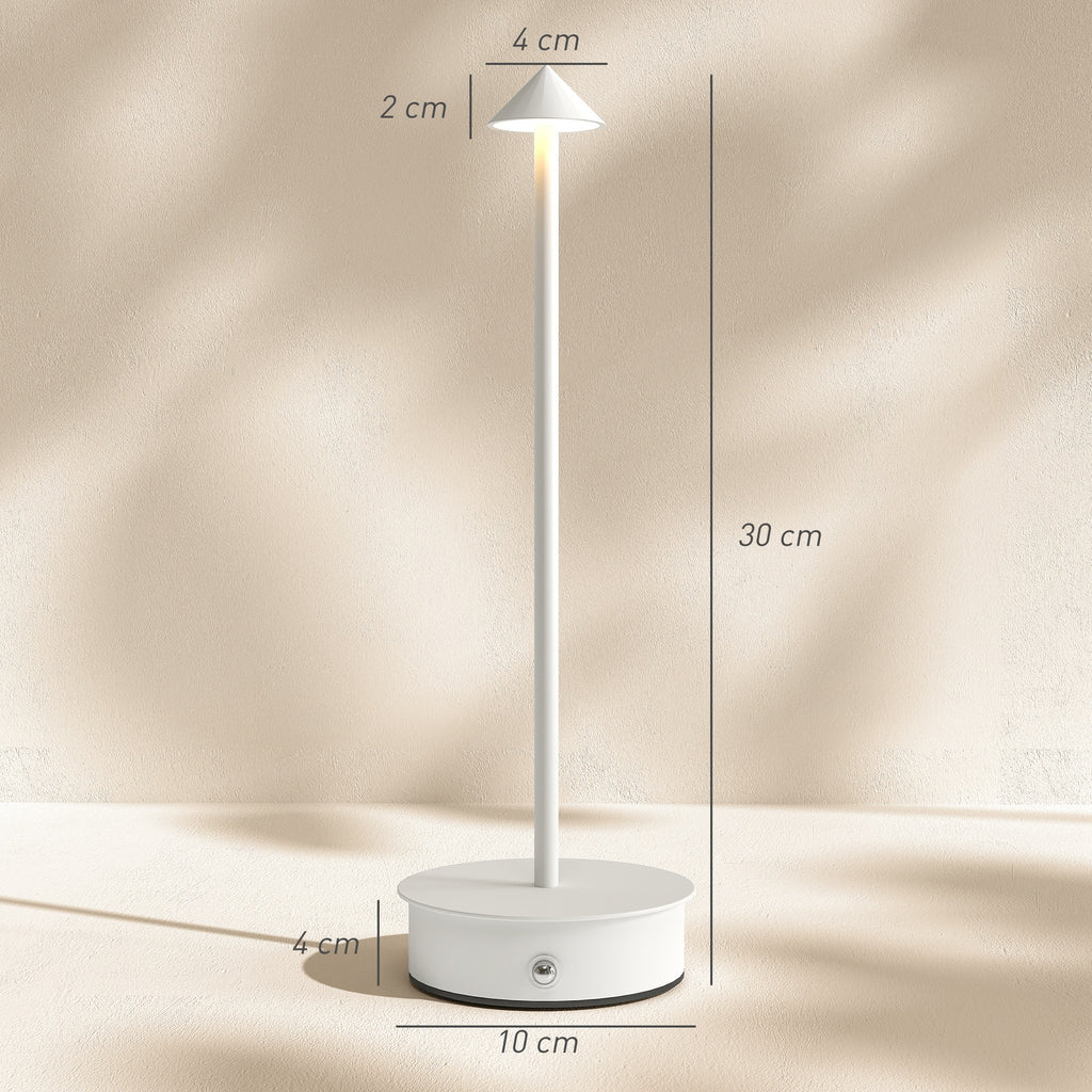 Medidas de la lámpara de mesa: Ø 10 cm y 30 cm de alto