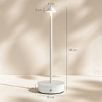Medidas de la lámpara de mesa: Ø 10 cm y 30 cm de alto