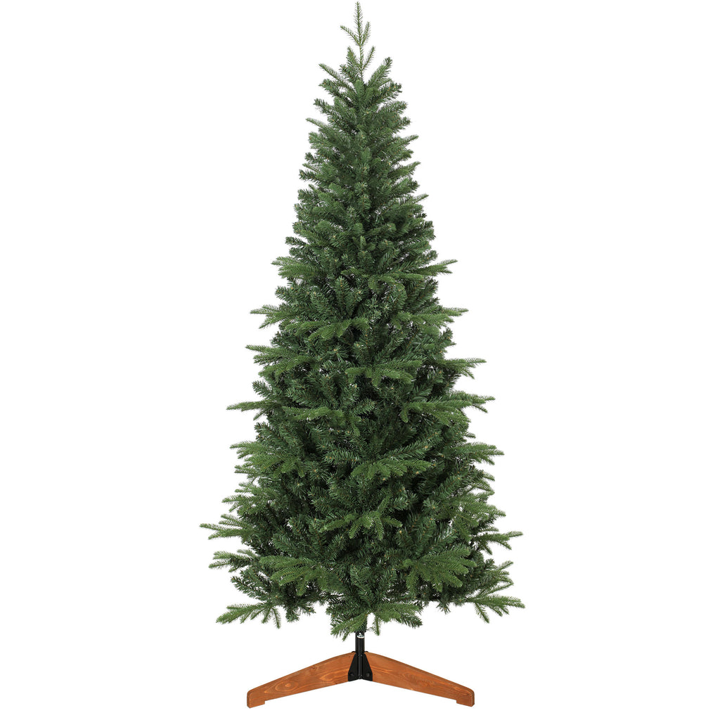 Árbol de Navidad artificial de 180 cm sobre fondo blanco