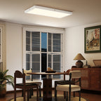 Plafón LED de techo en un comedor con mesa