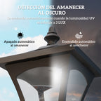 Sensor automático de luz al anochecer