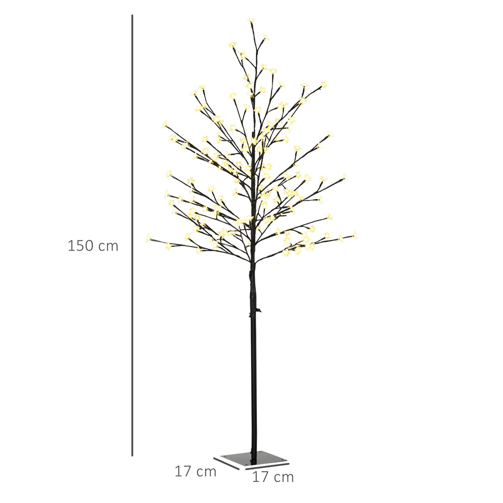 Medidas del árbol: 17 × 17 × 150 cm