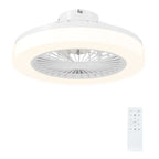 Ventilador de techo con luz, vista inferior