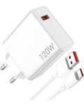 Cargador de pared ALUMAR 120W USB-C con cable incluido, imagen de portada del producto
