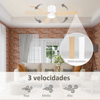 Tres velocidades: alta, media y baja
