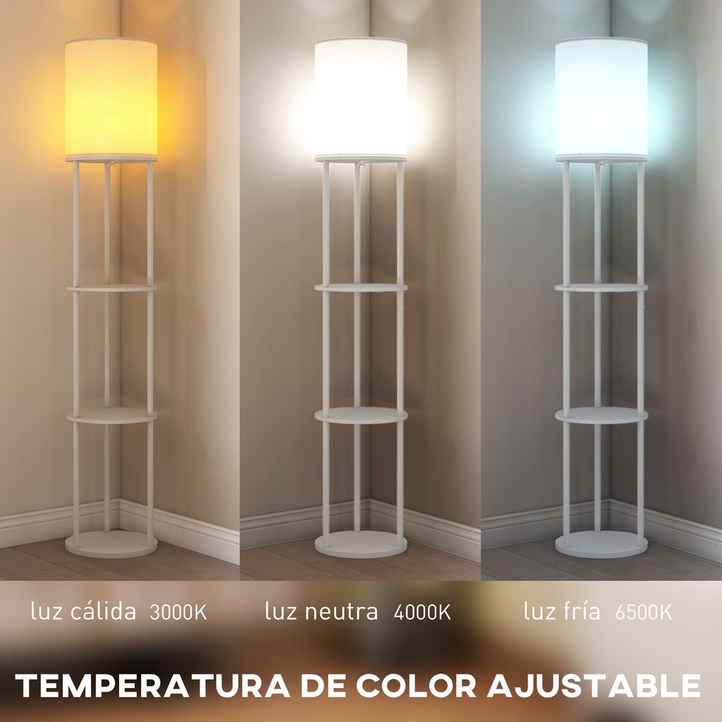 Temperatura de color ajustable: 3000 K, 4500 K y 6500 K