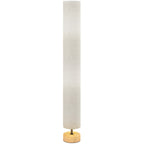 Lámpara de pie de lino gris con 2 luces E27, vista 11
