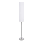 Lámpara de pie blanca de 2 luces E27 con pantalla corta de 60 cm