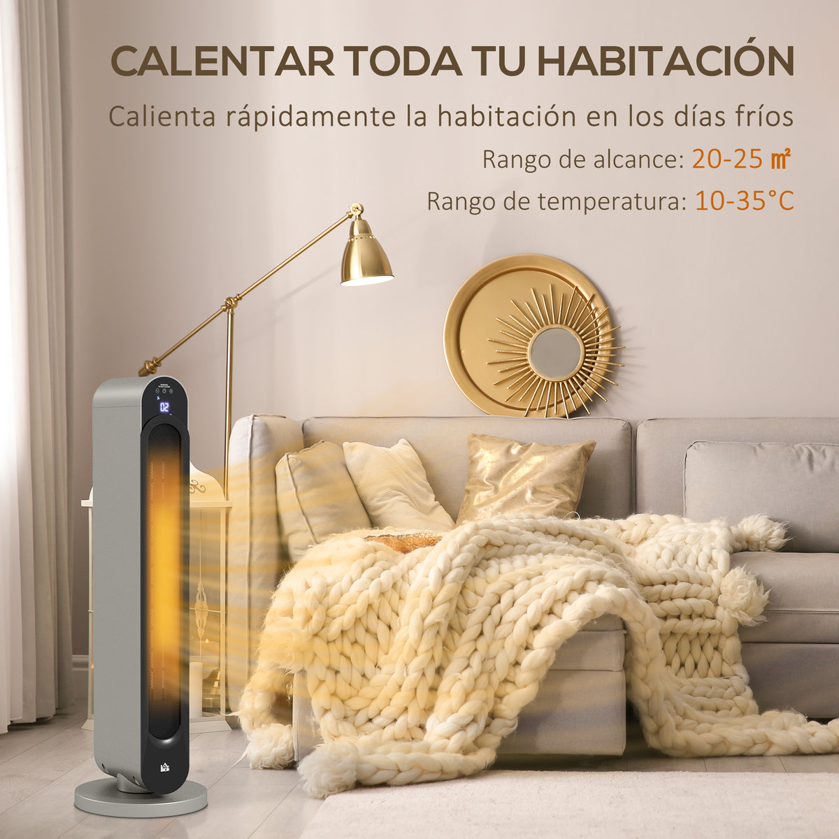 Oscilación para repartir el calor