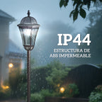 Resistencia a la intemperie IP44