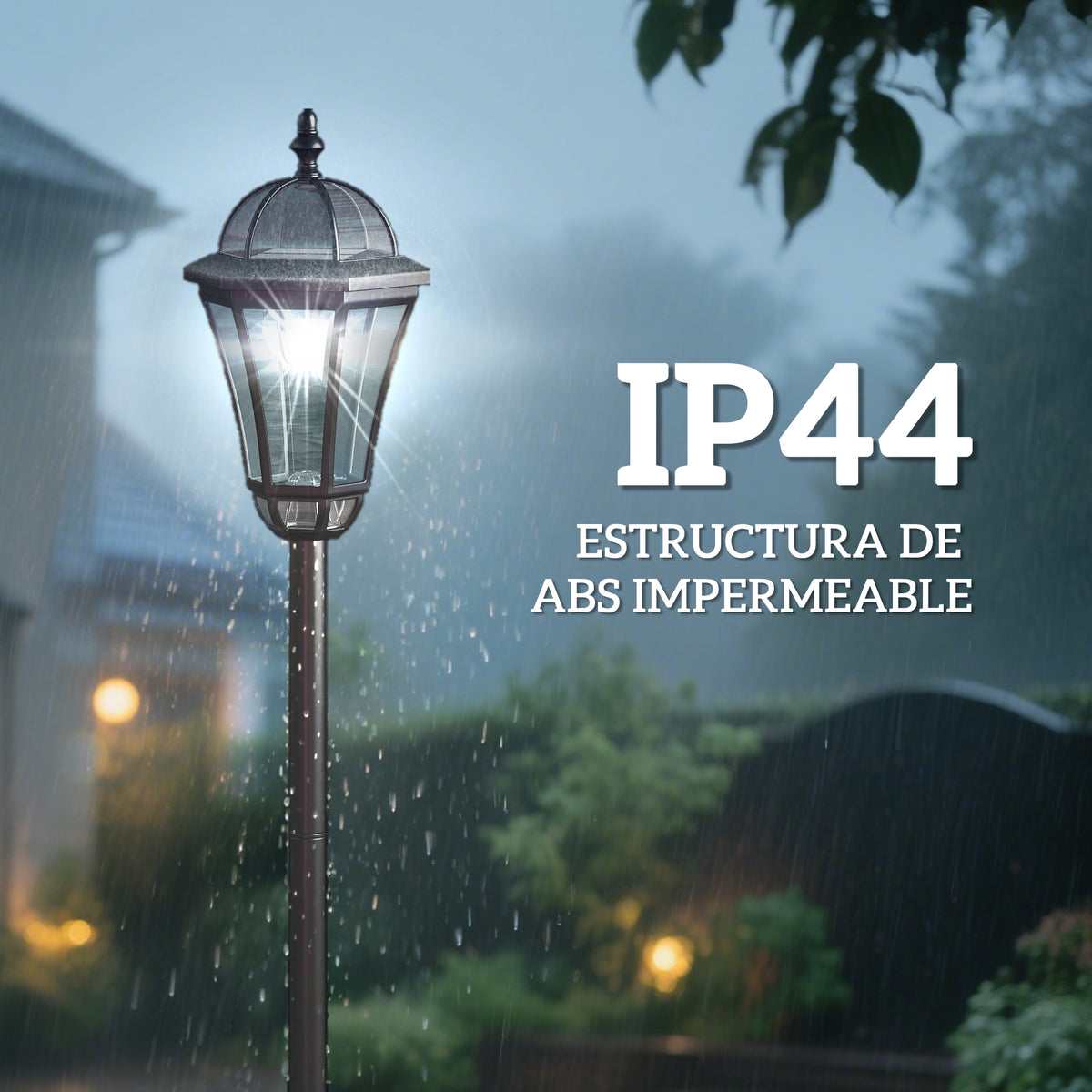 Resistencia a la intemperie IP44