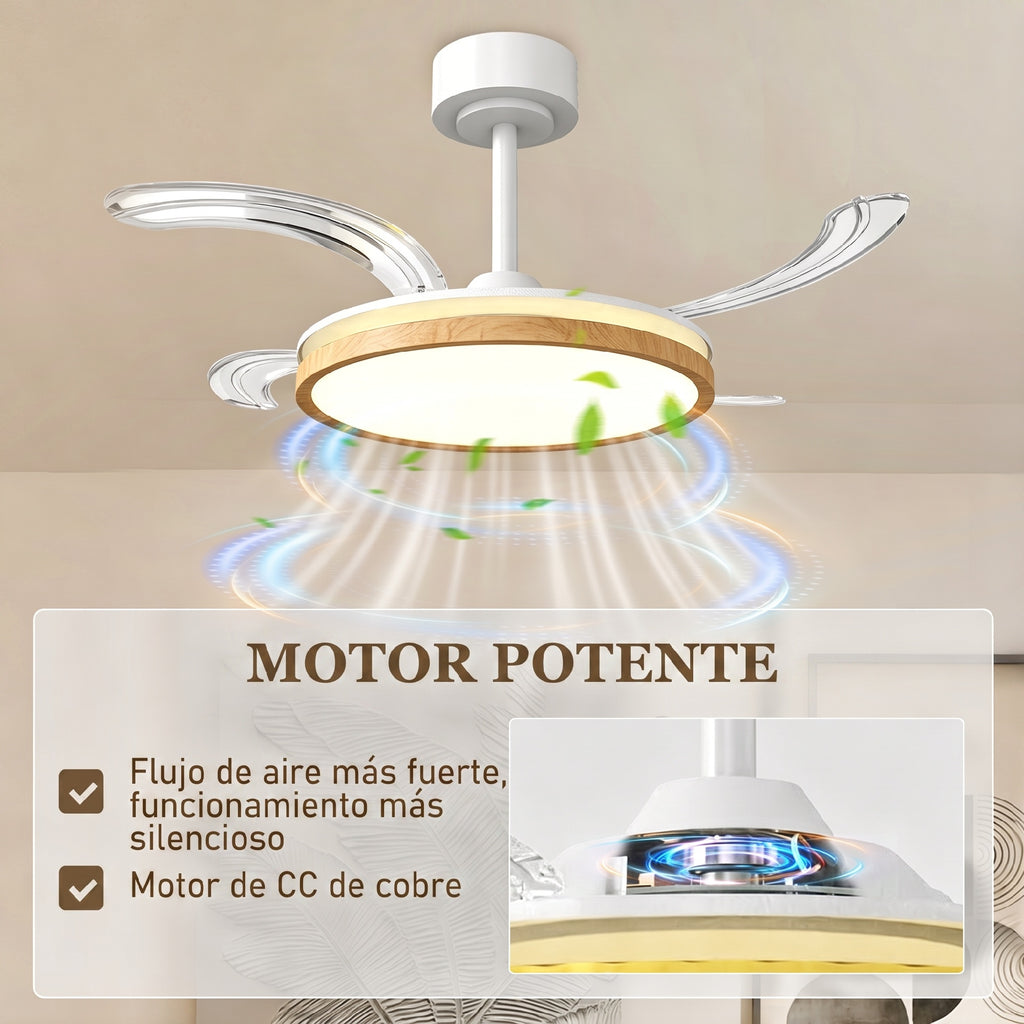 Seis velocidades y tres modos de iluminación