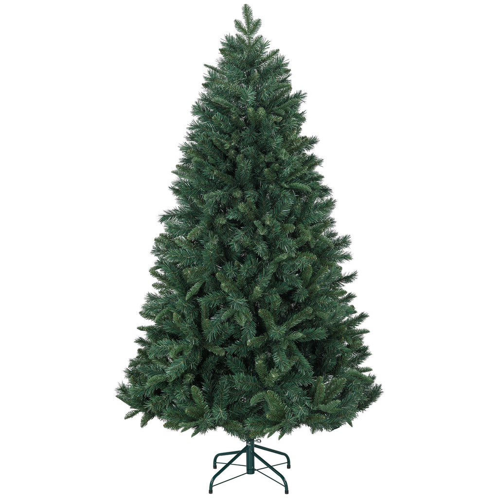 Árbol de Navidad artificial de 180 cm sobre fondo blanco