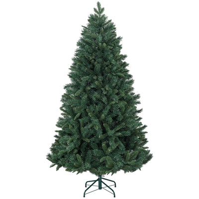 Árbol de Navidad artificial de 180 cm sobre fondo blanco