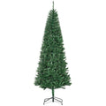 Árbol de Navidad artificial de 210 cm sobre fondo blanco