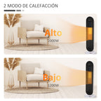 Calefactor de torre en una oficina