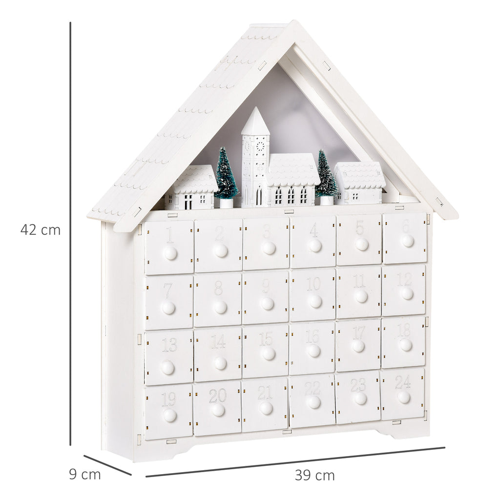 Medidas del calendario de Adviento: 39 × 9 × 42 cm