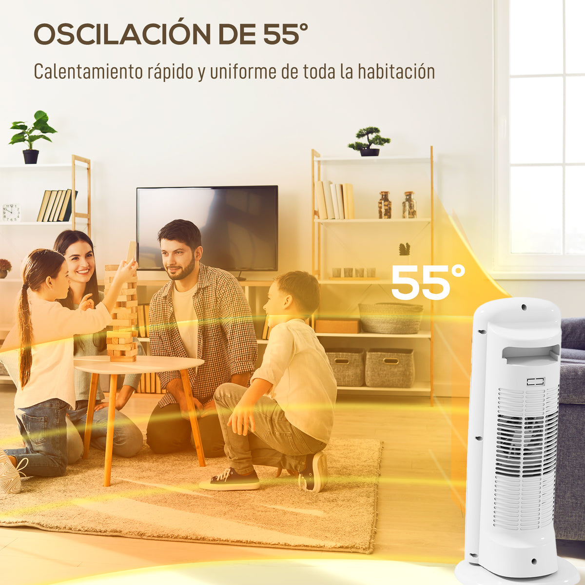 Oscilación de 55°