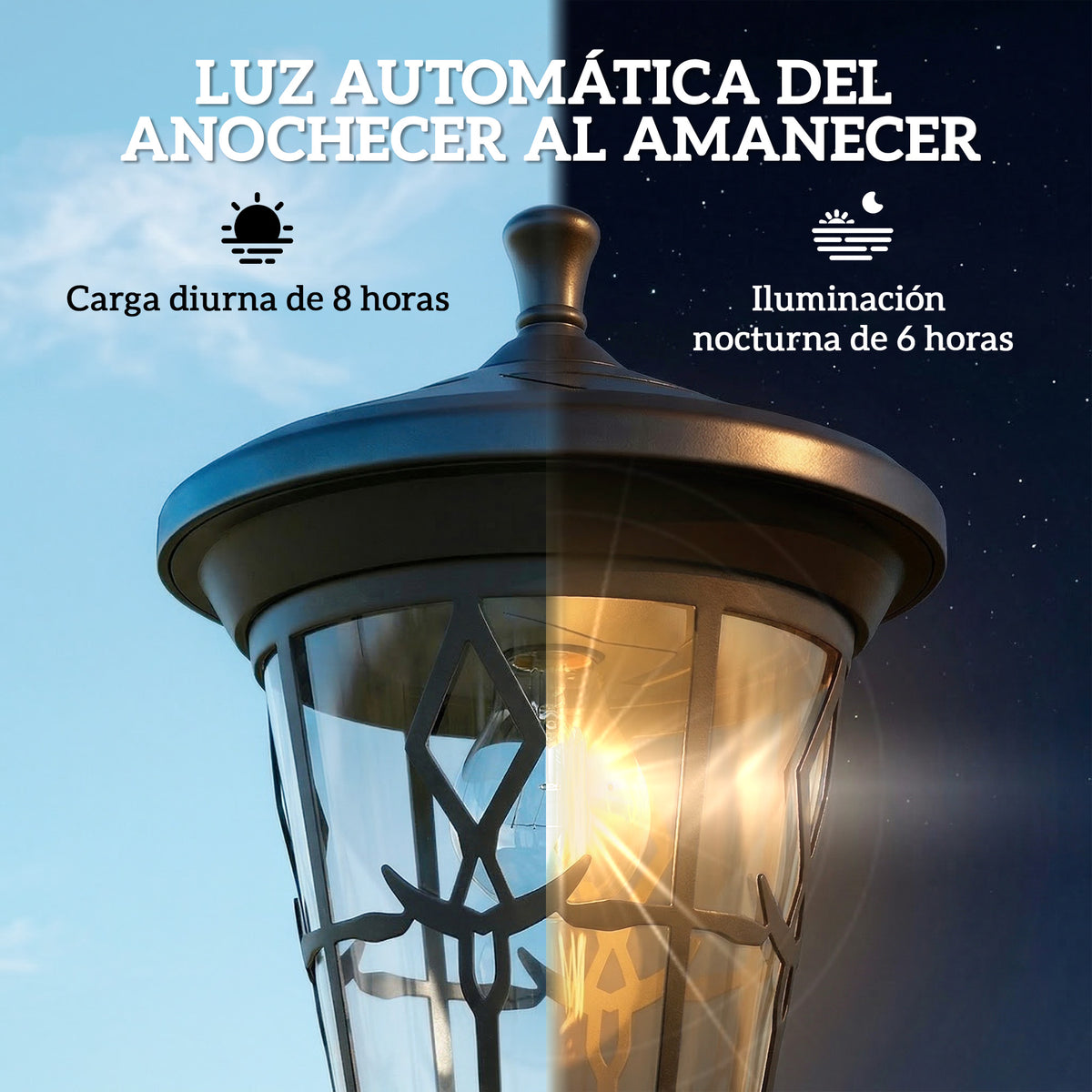 Altura ajustable en cuatro secciones hasta 150 cm