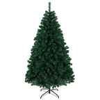 Abeto de Navidad artificial verde de 180 cm, vista de frente sobre fondo blanco
