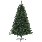 Árbol de Navidad con base de acero, vista frontal