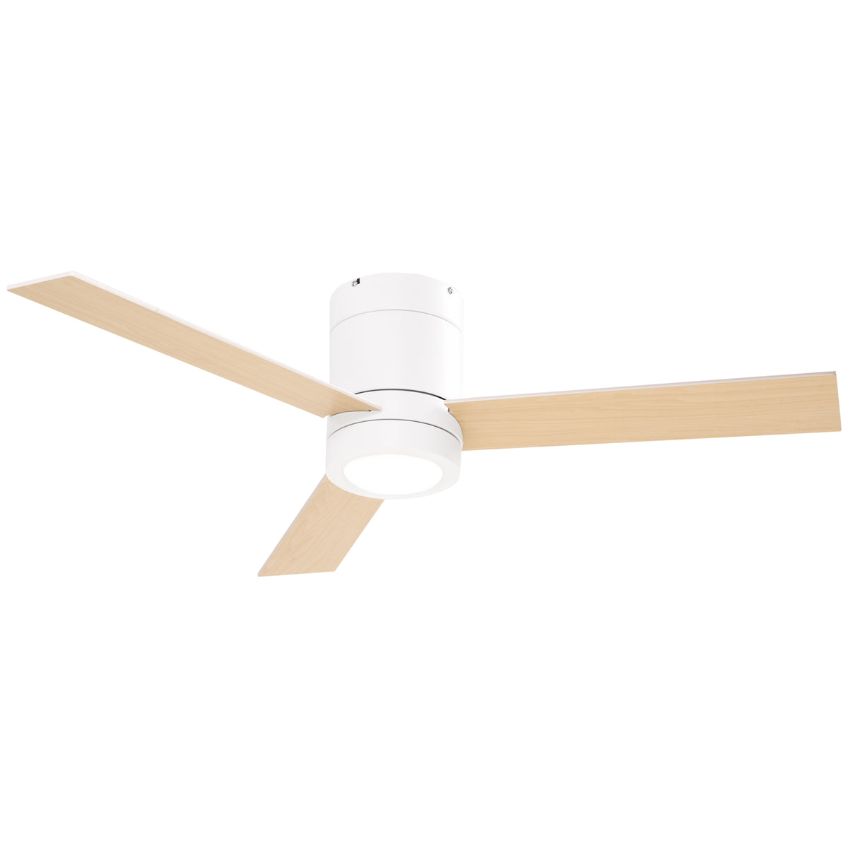 Ventilador de techo con luz, vista inferior