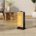 Calefactor compacto junto a la cama