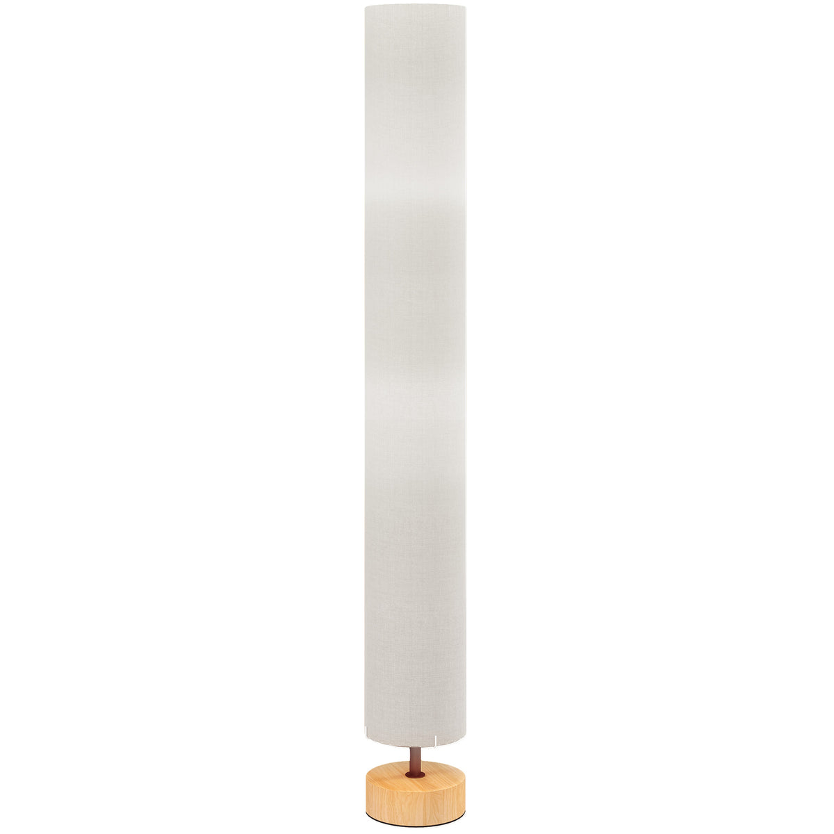 Lámpara de pie de lino beige con 2 luces E27, vista 11