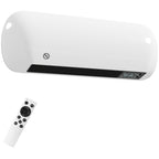 Calefactor de pared cerámico blanco de 2000 W sobre fondo blanco