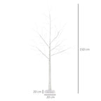 Medidas del árbol: 150 cm de alto y base de 20 × 20 cm