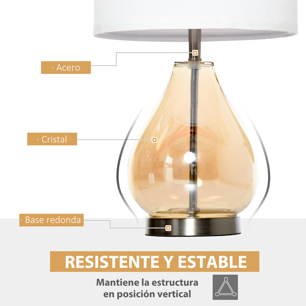 Estructura de cristal en forma de lágrima