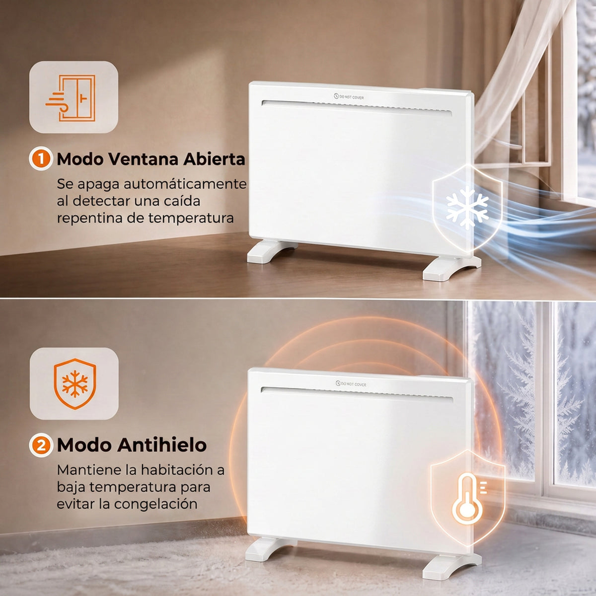Termostato regulable de 10 a 35 °C