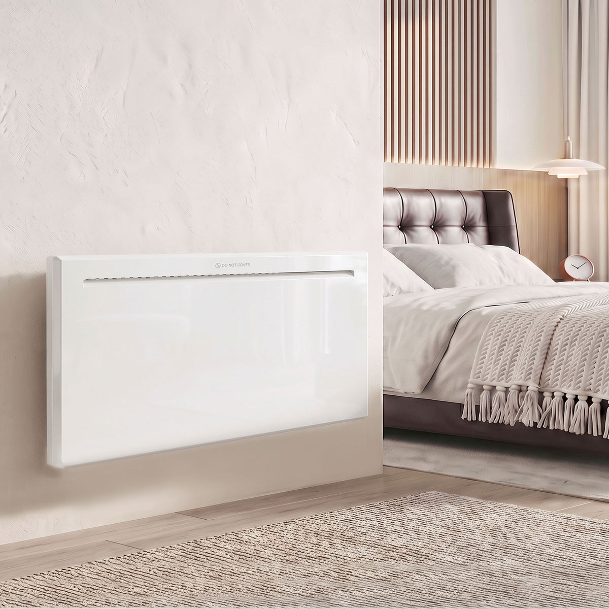 Calefactor de pared blanco de 2000 W en un salón