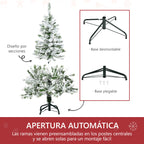 Apertura automática: árbol por secciones con base desmontable y plegable