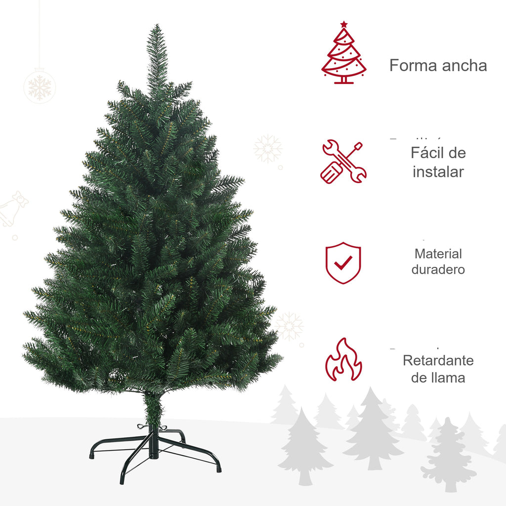 Características del abeto: forma ancha, fácil de instalar, material duradero y retardante de llama