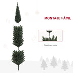 Montaje fácil: abeto en varias partes con diseño en corte