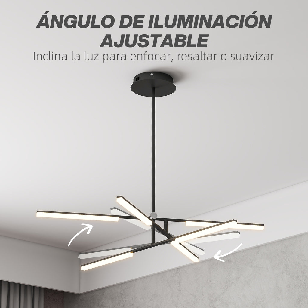 Brazos inferiores orientables para ajustar el ángulo de la luz