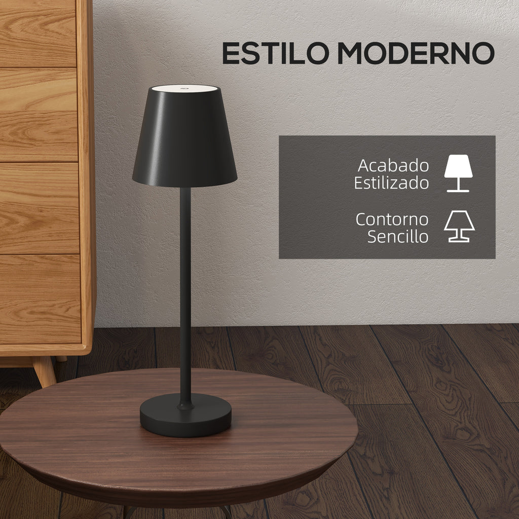 Control táctil de la lámpara de mesa
