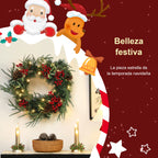 Belleza festiva: la corona de Navidad de 60 cm, pieza estrella de la temporada navideña