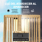 Cinco horas de carga y ocho horas de luz