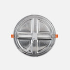 Parte trasera del downlight LED empotrable de 15 W con sus muelles de sujeción
